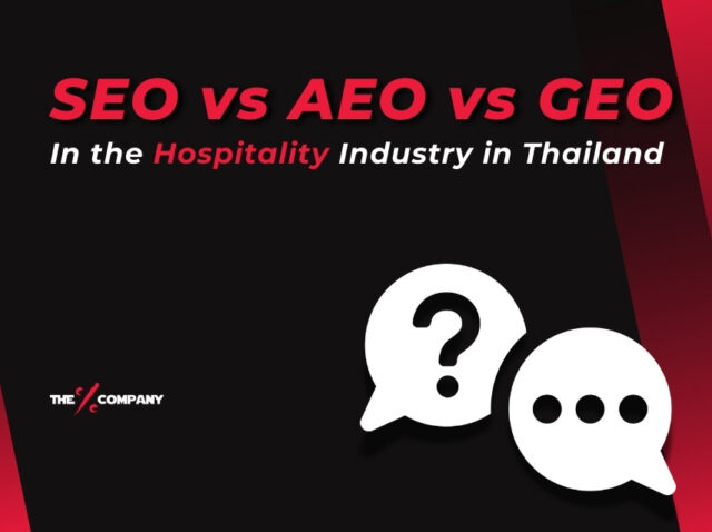 SEO vs AEO vs GEO in the Hospitality Industry in Thailand