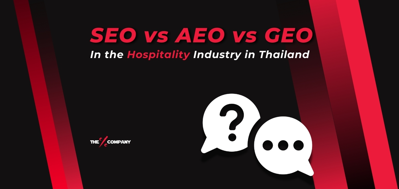 SEO vs AEO vs GEO in the Hospitality Industry in Thailand