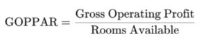 Gross Operating Profit Per Available Room (GOPPAR)