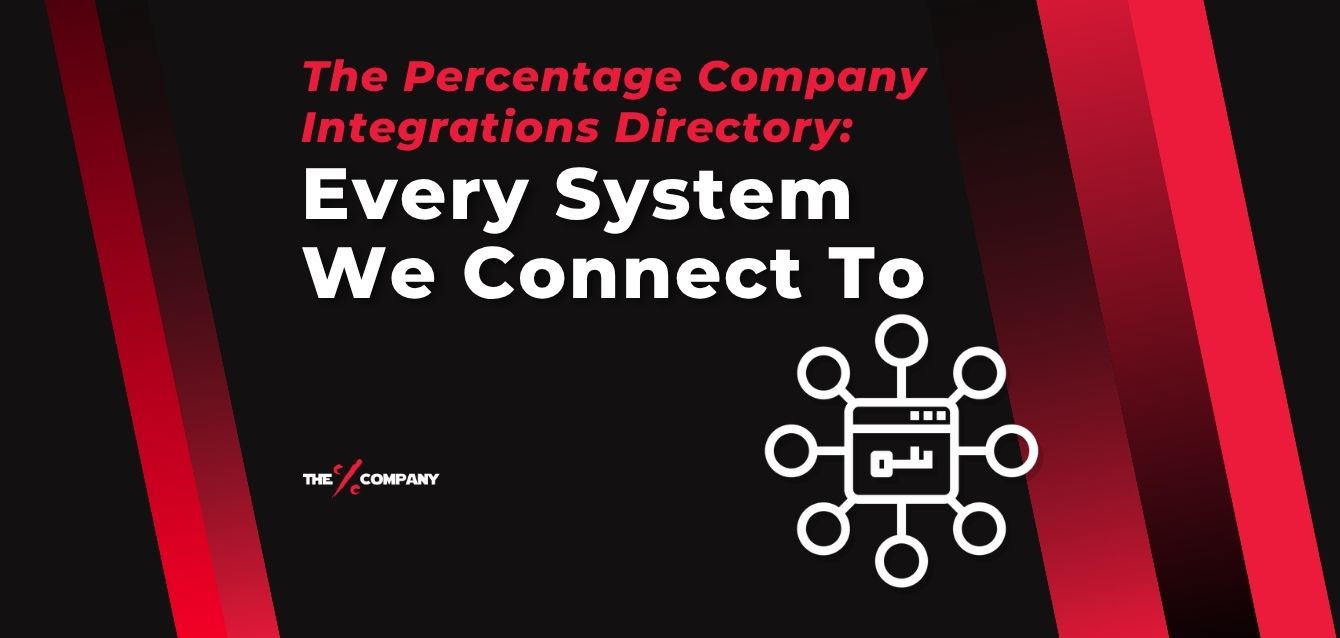 The Percentage Company Integrations Directory: Every System We Connect To