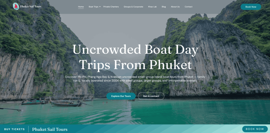 Phuket Sail Tours Boat Trips